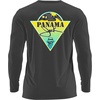 image:imagePanama Jack On Point Long Sleeve TShirt Lightweight Breathable Rib Knit Cuffs Black XLarge